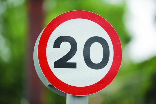 Road safety 20mph