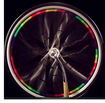 bike wheel playing music