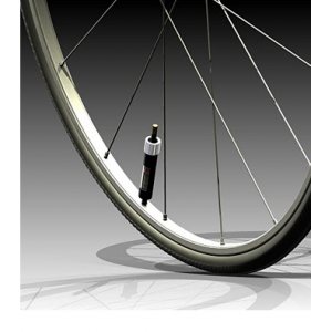 self-inflating bicycle tyre