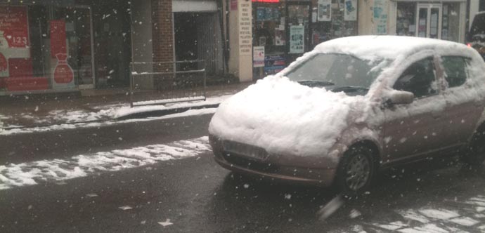 snow car