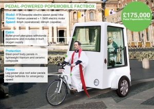 Tecnical Spec- Pedal-Powered Popemobile (high-Res image dowload)