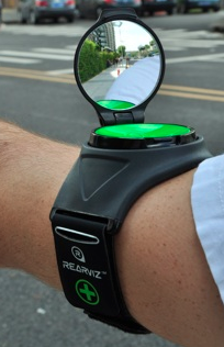 wrist mirror for cycling