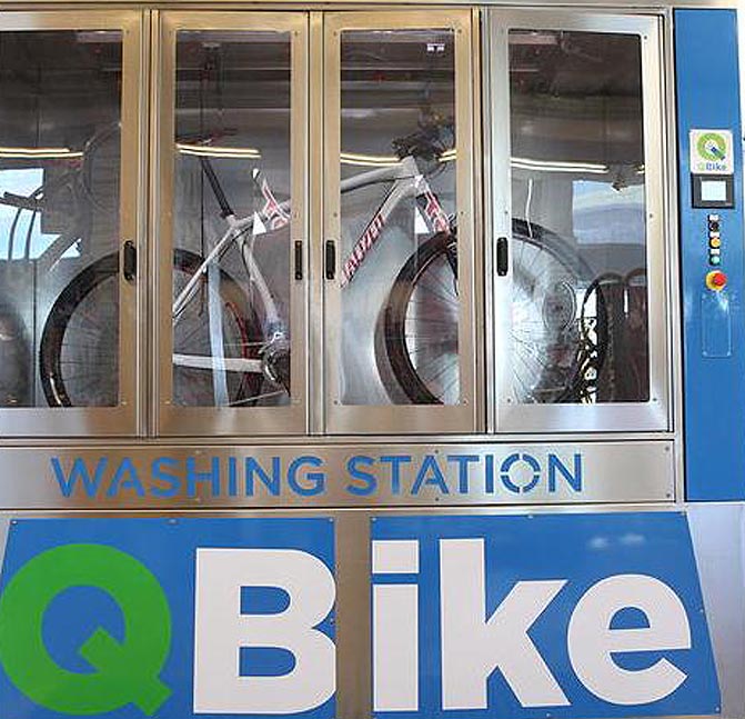 QBike automated bicycle wash
