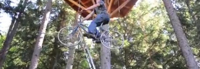 bicycle treehouse lift