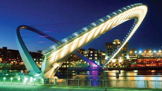 Gateshead pedestrian bridge