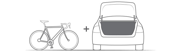 diagram of bicycle trunk