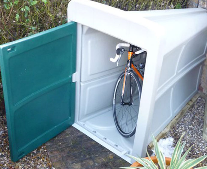 Build a shed easy and fast, garden bicycle storage box