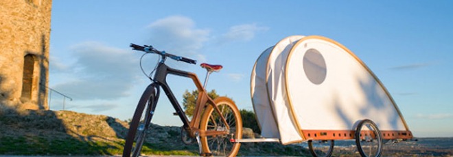 Foldavan bicycle caravan