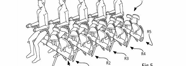 New design of economy class airline seat