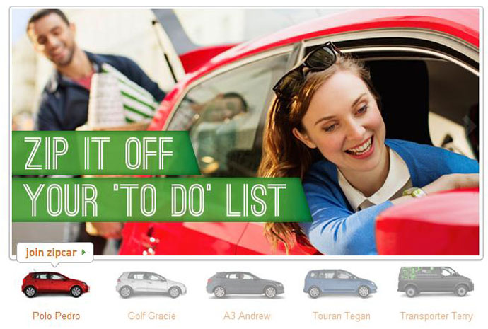 zipcar car sharing scheme