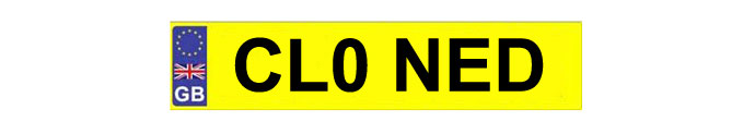 cloned number plate