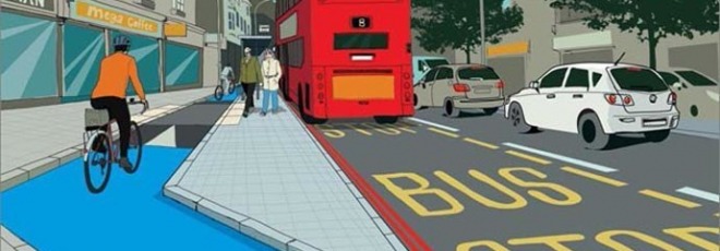Floating bus stop