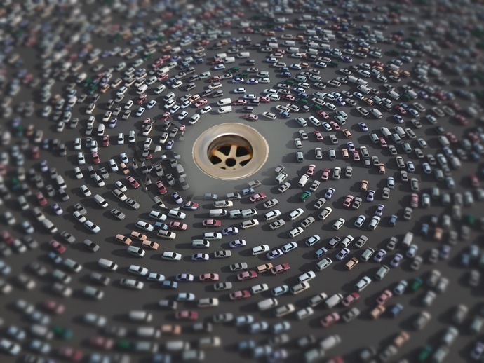 driverless cars to avoid global gridlock