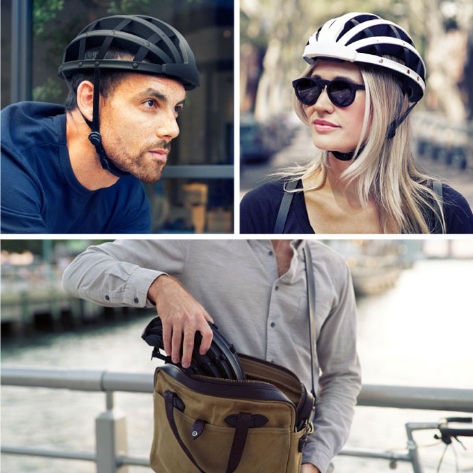 folding cycle helmets