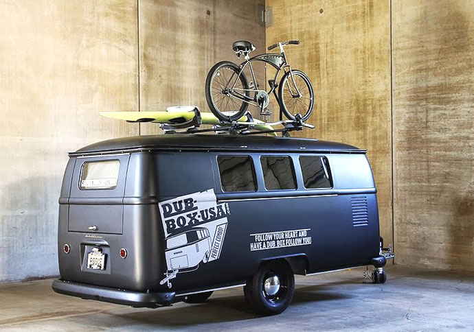 dub box VW camper caravan trailer