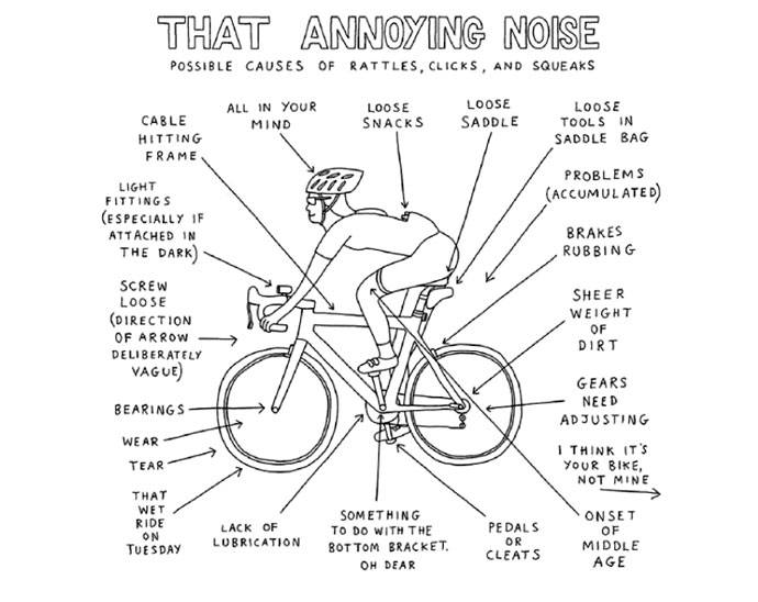the cycling cartoonist