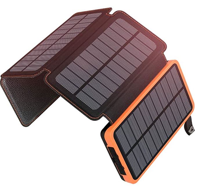 solar powered phone recharger