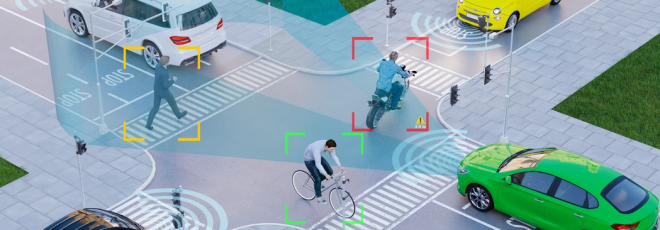 proximity beacons for cyclists and pedestrians