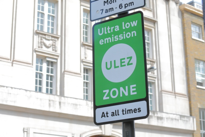 ULEZ road sign