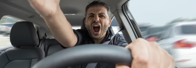 road rage driver